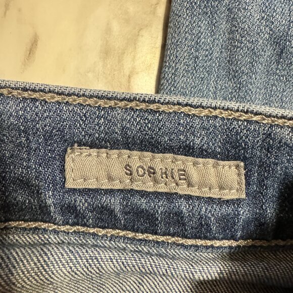 AGOLDE Sophie High Rise Ripped Distressed Jeans - Picture 9 of 16